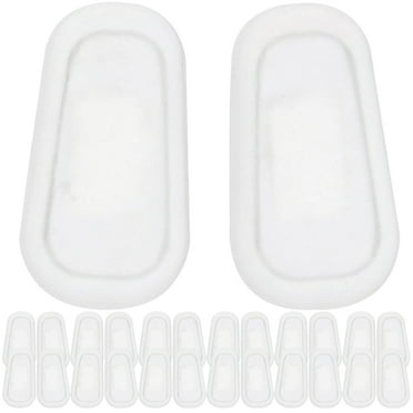 20 Pairs Eyeglass Nose Pad Silicone Nose Pad for Glasses Eyeglass Repair Nose Pads Anti-Slip Nose Pads
