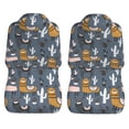 thumbnail image 4 of Haiem Llama and Cactus Printed Car Seat Covers Set of 2, Universal Fit Car Seat Covers,Protective Seat Covers,Comfortable Car Seat Covers, Easy Installation Seat Covers, 4 of 9