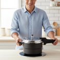 thumbnail image 4 of kowaku Stainless Steel Pressure Cooker Large Capacity Induction Pressure Cooker Burst-resistantProof Kitchen Pot, 22CM, 4 of 10