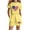 Yellow, variant on SELONE Girls Summer Sets 2 Piece 4th of July Big Kids Clothing Short Sleeve Shirts and Shorts Patriotic Graphic Outfits