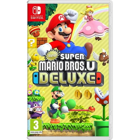New Super Mario Bros. U Deluxe (Nintendo Switch), A Mario game for up to four players, featuring five playable characters; Luigi's first starring.., By Visit the Nintendo (Best Super Nintendo Games 2 Player)