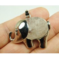 28x35mm Crystal Large Elephant Pendant ForJewelry Making