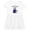 White with Speckles, variant on Inktastic Happy Birthday, Nana- Cute Penguins Girls Toddler Dress
