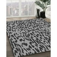 thumbnail image 2 of Ahgly Company Indoor Rectangle Patterned Black Eel Black Area Rugs, 7' x 10', 2 of 6