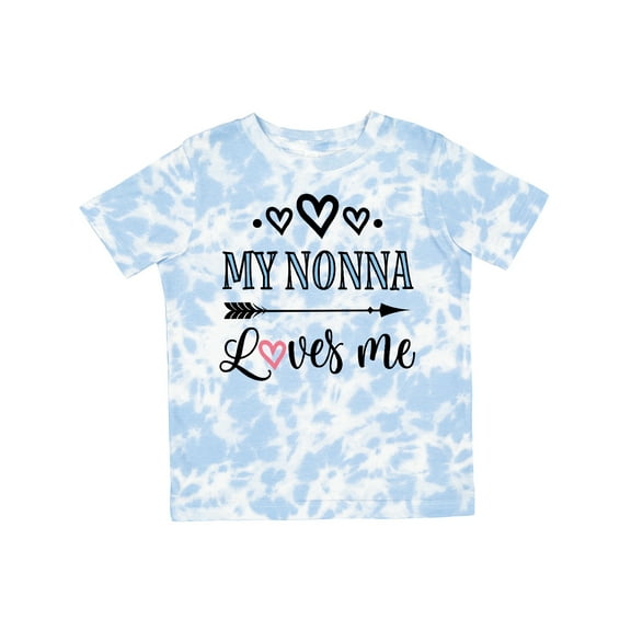Inktastic My Nonna Loves Me Girls Girls Toddler T-Shirt