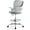 Gray, variant on Nextay Tall Drafting Chair - Ergonomic Office Stool with Flip-Up Arms, Footrest & Lumbar Support