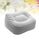 thumbnail image 4 of 2 piezas de pies inflables descanso almohada flocado PVC Masaje de pies Taburete Relax Cushion para viajes al aire libre (Gris), 4 of 5