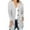 White, variant on IROINNID Faux Fur Coat for Women Knitted Fall and Winter Front Open Button Down Cardigans Warm Leisure Solid Basic Cardigan with Pocket,Blue