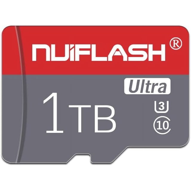 Tarjeta de memoria microSD de 1024 GB (1 TB), formato SDXC, Clase 10/U3, alta velocidad, con adaptador, compatible con Nintendo Switch, cámaras, drones y computadoras