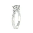thumbnail image 4 of IGI Certified 2 Carat Radiant Shape Lab Grown Diamond Engagement Ring | 14K White Gold | Valencia Three Stone Vintage Diamond Ring | FG-VS1-VS2 Quality Friendly Diamonds, 4 of 7