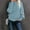 Blue, variant on Sweaters for Women Long Sleeve Fall Winter Trendy Cable Knit Casual Turtleneck Crew Neck Pullover Sweater Tops Blue M