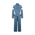thumbnail image 7 of HAPIMO Women 2 Piece Outfits Color Block Sweatsuit Casual Fleece Matching Sets Sweatshirts Pockets Tracksuits Discount Blue M, 7 of 7