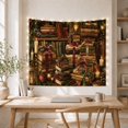 thumbnail image 5 of Vintage Armchair and Books Tapestry Wall Hanging, 5 of 7