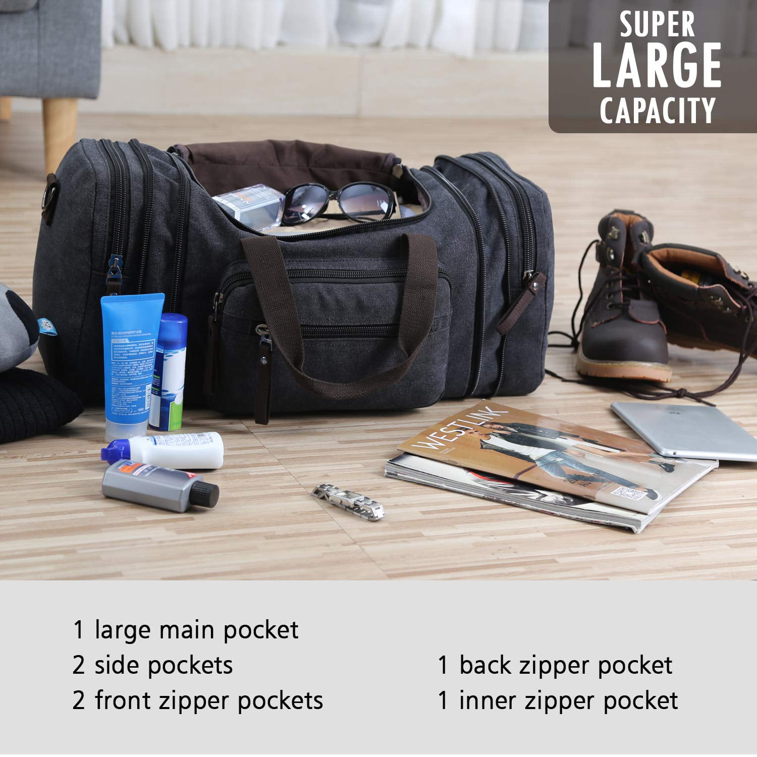 toupons travel duffel bag