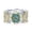 Blue Green, variant on Exquisite 2 Carat Women Moissanite Rings Oval Cut D Color VVS1 S925 Sterling Silver Lab Created Diamond Wedding Bands Ideal Choice for Couple Parties Date Travel