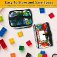 thumbnail image 4 of Topboutique 2 Pcs Clear Toy Storage Bag PVC Waterproof Toy Organizer Bags Building Blocks Organizer Case with Name Tag & Manual Pocket for Bricks/Puzzles/Board Games and Travel Dust-Proof Storage, 4 of 9