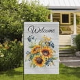 thumbnail image 4 of Sunflowers Summer Garden Flag Farm Barn Floral 12" x 18", 4 of 5
