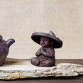 thumbnail image 6 of Buddha Statue, Tea Pet Ornament, Hand Carved Ornament Meditating Figurines, Sitting Buddha Statue, Buddha Sculpture for Desktop, Indoor C, 6 of 8