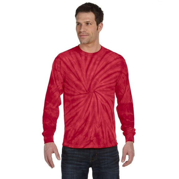 Tie-Dye Adult 5.4 oz. 100% Cotton Long-Sleeve T-Shirt - CD2000