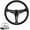 Black, variant on GOLRISEN Golf Cart Steering Wheel Universal Design for Club Car Ds and Precedent EZGO RXV & TXT, for Yamaha Golf Cart Steering Wheel