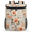 Multicolor 3, variant on Jiaoprinted Blue Butterfly Flowers Portable Leakproof Cooler Backpack, Spring Wildfloral Insulated Backpack Cooler for Picnic Camping