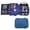 Blue, variant on Medicool Dia-Pak Deluxe Organizer Insulin Storage 2 Week Supply Water Resistant with Large Gel Pack | DP DELX/BK