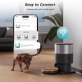 thumbnail image 2 of Smart Feeder 84.54oz Smart WiFi Pet Feeder - Automatic Cat & Dog Food Dispenser with App Control, 5G WiFi Available, Up to 20 Meals Per Day, USB-Powered, 2 of 10