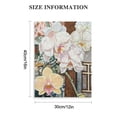 thumbnail image 2 of JEUXUS Grey Wall Decor, Flower Wall Art, Yellow Orchid Pictures Canvas Print for Bedroom Living Room Wall Decoration Floral Artwork Painting, 2 of 5