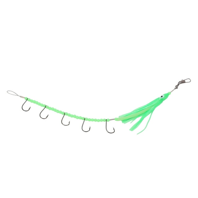 Octopus Hook, Octopus String Hook Feel Comfortable For Fishing Luminous Green