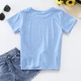thumbnail image 2 of adviicd Strap Less Tops for Teen Girls Little Girls Tie Front Knot T Shirt Solid Short Sleeve Girls 14-16 Clothes, 2 of 5