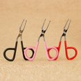 thumbnail image 3 of Trayknick Practical Flat Tip Eyebrow Tweezer Clamp Clipper Makeup Scissor Hair Removal Tool, 3 of 13