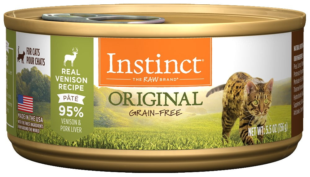 (Case of 12) Instinct Original GrainFree Real Venison Recipe Natural