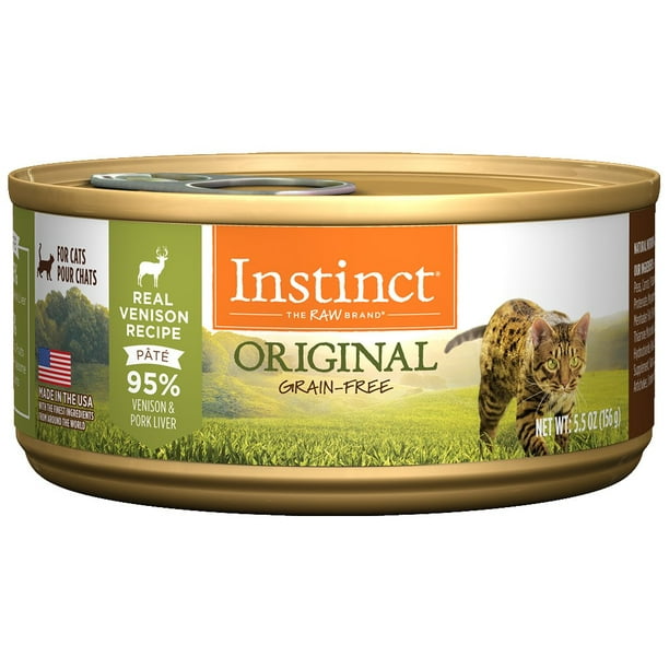 (Case of 12) Instinct Original GrainFree Real Venison Recipe Natural