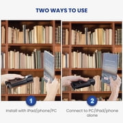 Eyoyo Portable Wireless 1D QR UPC Bar Code Reader 2D Bluetooth Barcode Scanner Compatible with iPad, Tablet, iPhone, Android Phone,3000mAh ,for Library Book Warehouse Inventory