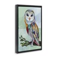 thumbnail image 3 of Stupell Industries Barn Owl with Boho Pattern Black Framed Floater Canvas Wall Art design by Lisa Morales, 25 x 17, 3 of 9