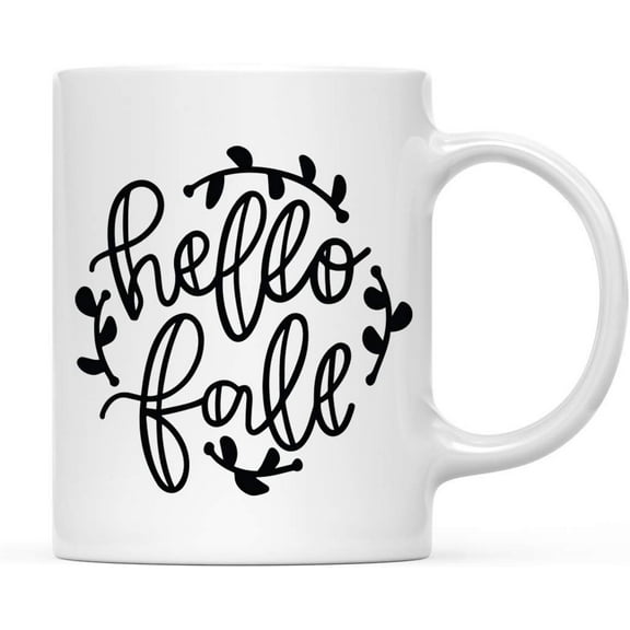 Koyal Wholesale Fall Autumn Season 11oz. Coffee Mug Gift, Hello Fall, 1-Pack