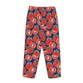 thumbnail image 5 of Naloa Hand Drawn Tomatoes Print Women’s Ultra-Soft Comfy Pajama Lounge Pants with Pockets & Drawstring, 5 of 8