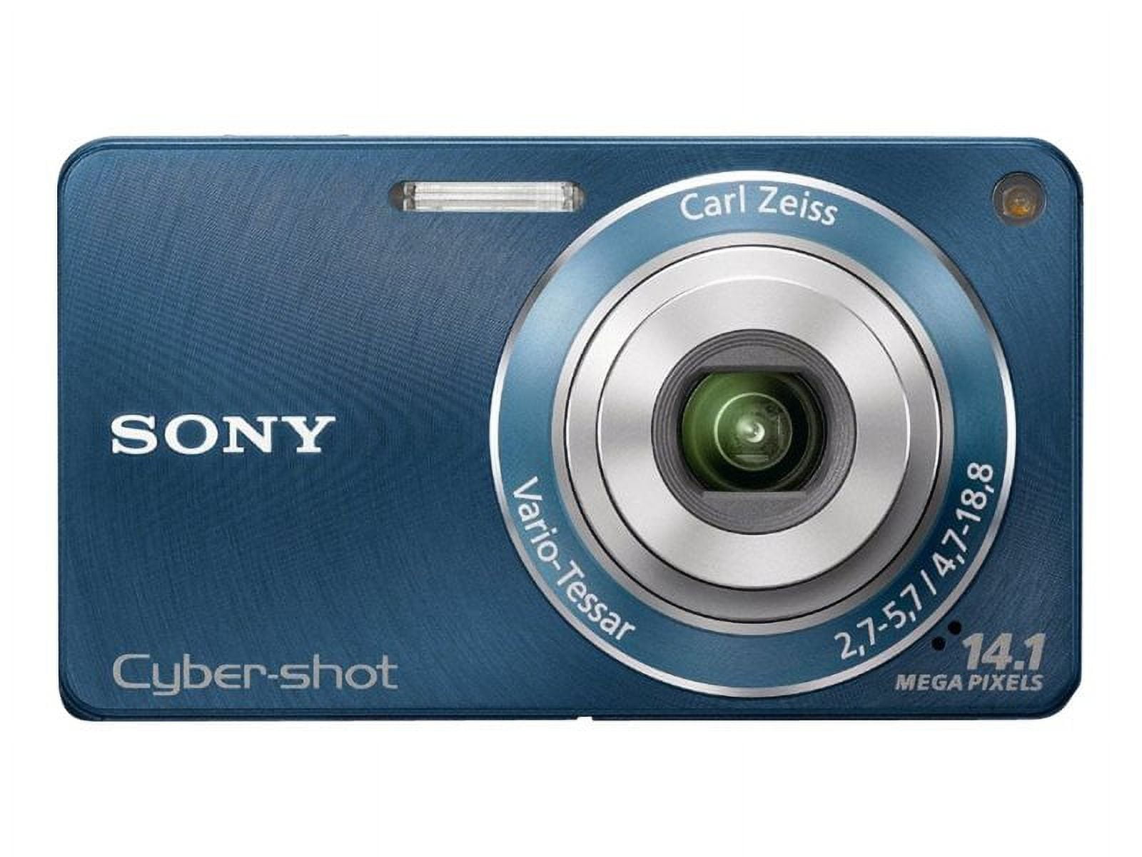 Sony Cyber-shot W350 Blue 14.1MP Digital Camera, 4X Optical Zoom