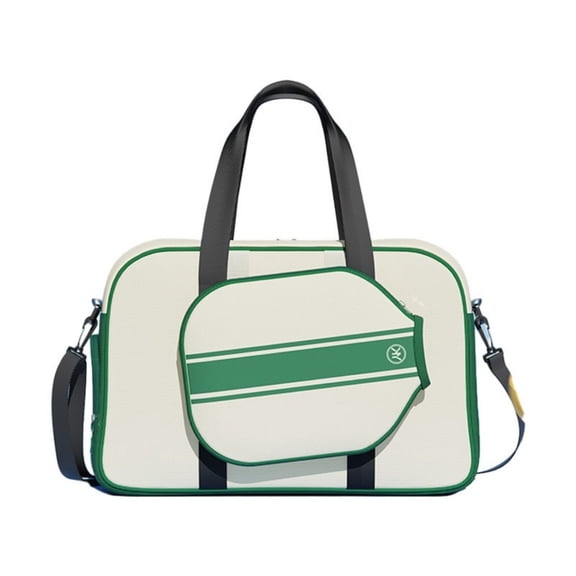 7829 Pickleballs Toted Bag Large Sports Gym Bag with Shoe Compartment for Women Men Holds Paddles Pickle Ball Paddle Bags