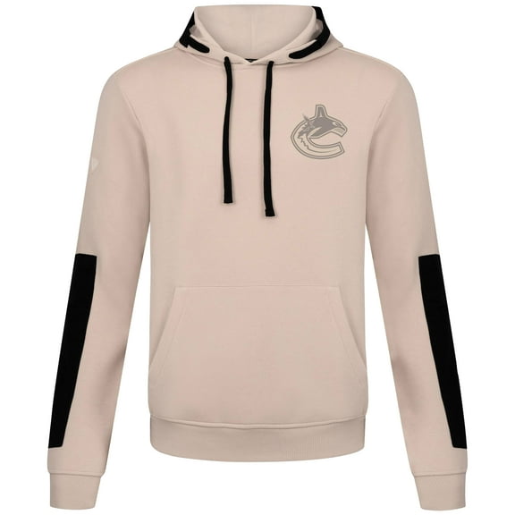 Men's Levelwear Khaki Vancouver Canucks Bombay Response Pullover Hoodie