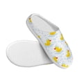 thumbnail image 3 of Haiem Yellow Rubber Duck Print Women's Fuzzy Memory Foam House Slipper Cozy Home Footwear Non-slip Winter Slippers-40/41, 3 of 7