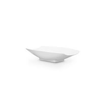 Bon Chef 53701-2ToneOrange 8 x 4.75 x 2 in. Melamine Curves Bowl with Orange Outside & White Inside, 8 oz