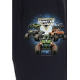 thumbnail image 3 of Monster Jam Mens' Trucks Megalodon Grave Digger Dragon Sleep Pajama Pants, 3 of 5