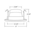 thumbnail image 2 of Nicor Lighting 19504 Specular Cone Light Fixture Round Downlight Trim in Clear, 2 of 2