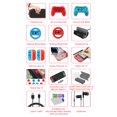 thumbnail image 2 of Amdohai iPega PG-SW032 Switch Accessories Bundle 36 in 1 Essential Kit with Joy-Con Grip Steering Wheel Screen Protector Earphones Compatible with N-Switch / N-Switch Lite, 2 of 7