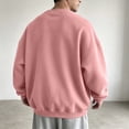 thumbnail image 4 of LIaqionyy Big and Tall Sweatshirt for Mens Casual Crew Neck Pullover Sweat Shirts Long Sleeve Solid Color Shirt, 4 of 7