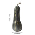 thumbnail image 3 of Long Artificial Pumpkins Realistic Fake Foams Pumpkins for Thanksgiving Holiday Party Decorations Photography Props, 3 of 8