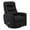 Black, variant on Bowery Hill Polyester/PU Manual Swivel Glider Recliner in Black