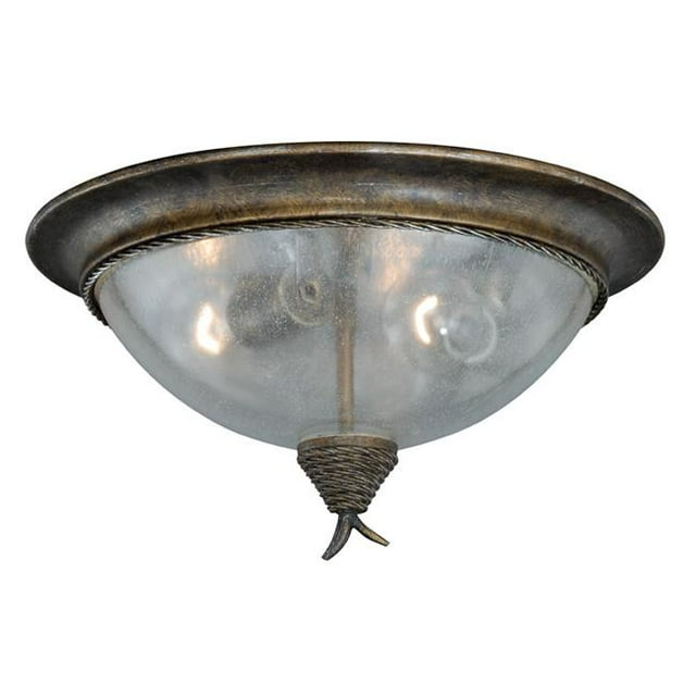 Vaxcel International C0043 Monterey 15 in. Flush Mount - Autumn Patina