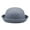 Grey, variant on Unisex Bowler Hat Classic Round Dome Cloche Hat Vintage Formal Casual Small Brim Hat for Men Women